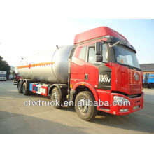 FAW 8 * 4 34,500L camion citerne à gadgets, camions de transport lpg à vendre